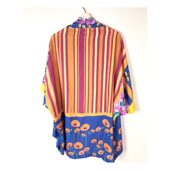 FREE PEOPLE BEACH COMBER PRINT COVER OS - Picture 3 of 6